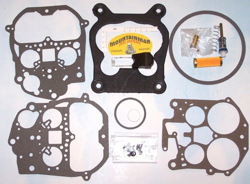 Rochester Quadrajet Carb Rebuild Kit With Float, Filter & HD Pump - For 1975-80 Chevy V8s