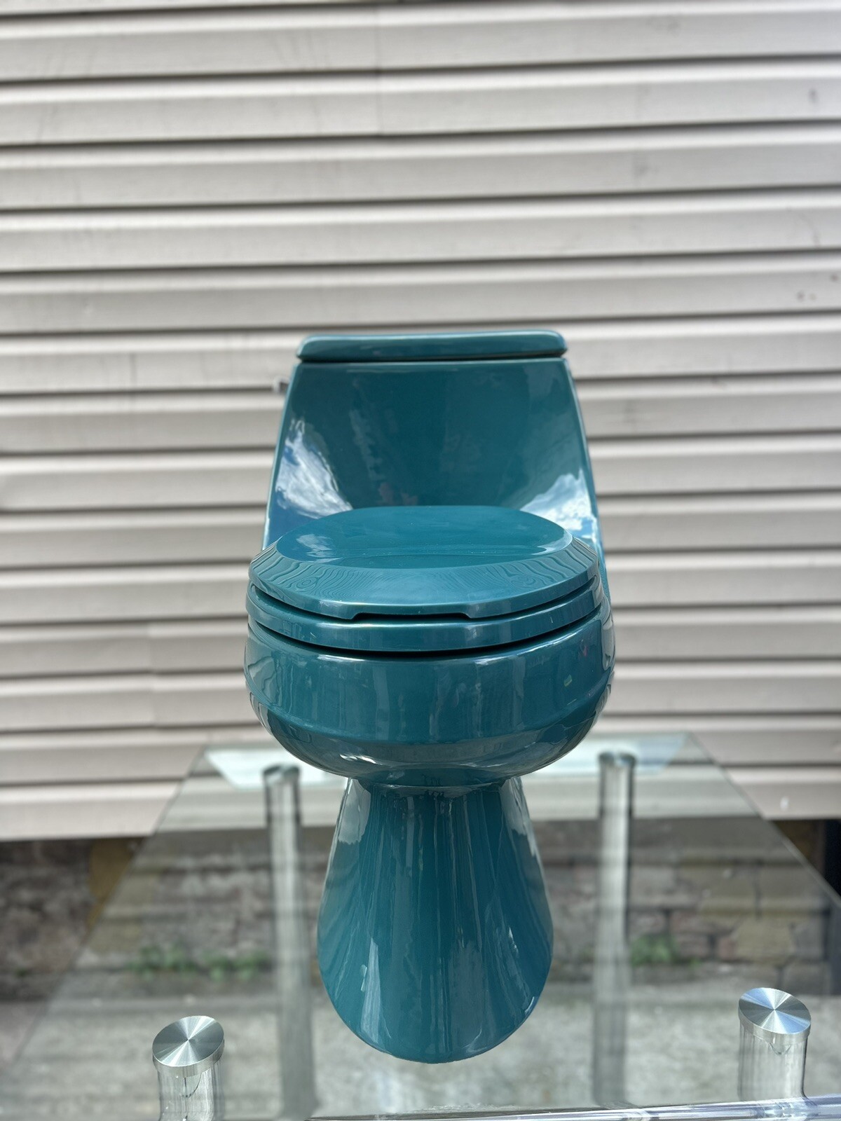 Green vintage One Piece Kohler Toilet INSTITUTO TECNOLÓGICO DE CHINÁ