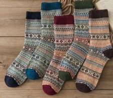 Women  s Warm Wool Soft Socks 5 Pairs Great Winter Gift 