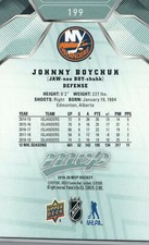 #199 Johnny Boychuk New York Islanders 2019-20 Upper Deck MVP Hockey Card