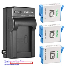 Kastar 3.85V 1900mAh Battery AC Wall Charger for GoPro HERO 10 Black Edition