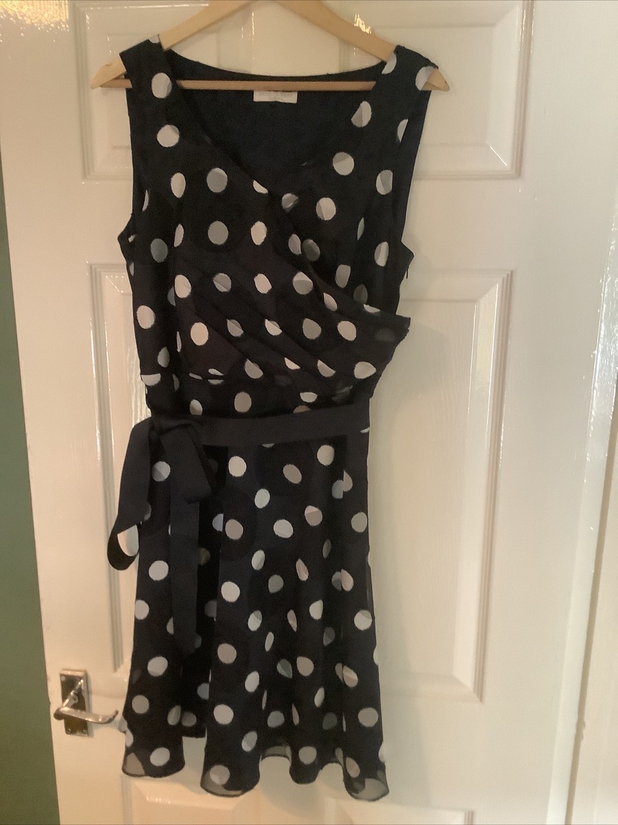 Women’s Jacques Vert Spotted A Line Size 14 Petite