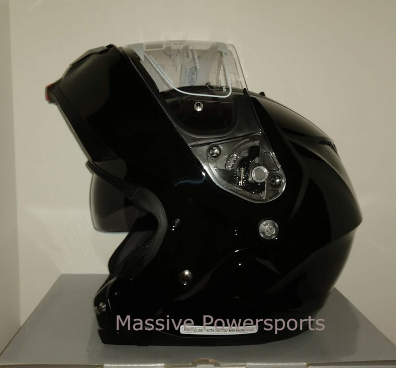 HJC C91 Modular Motorcycle Helmet Black XS S M L XL 2X 3X 4X 5X Sunscreen