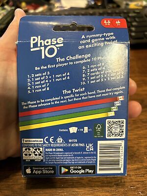 Mattel Phase 10 Card Game - FBN53 for sale online