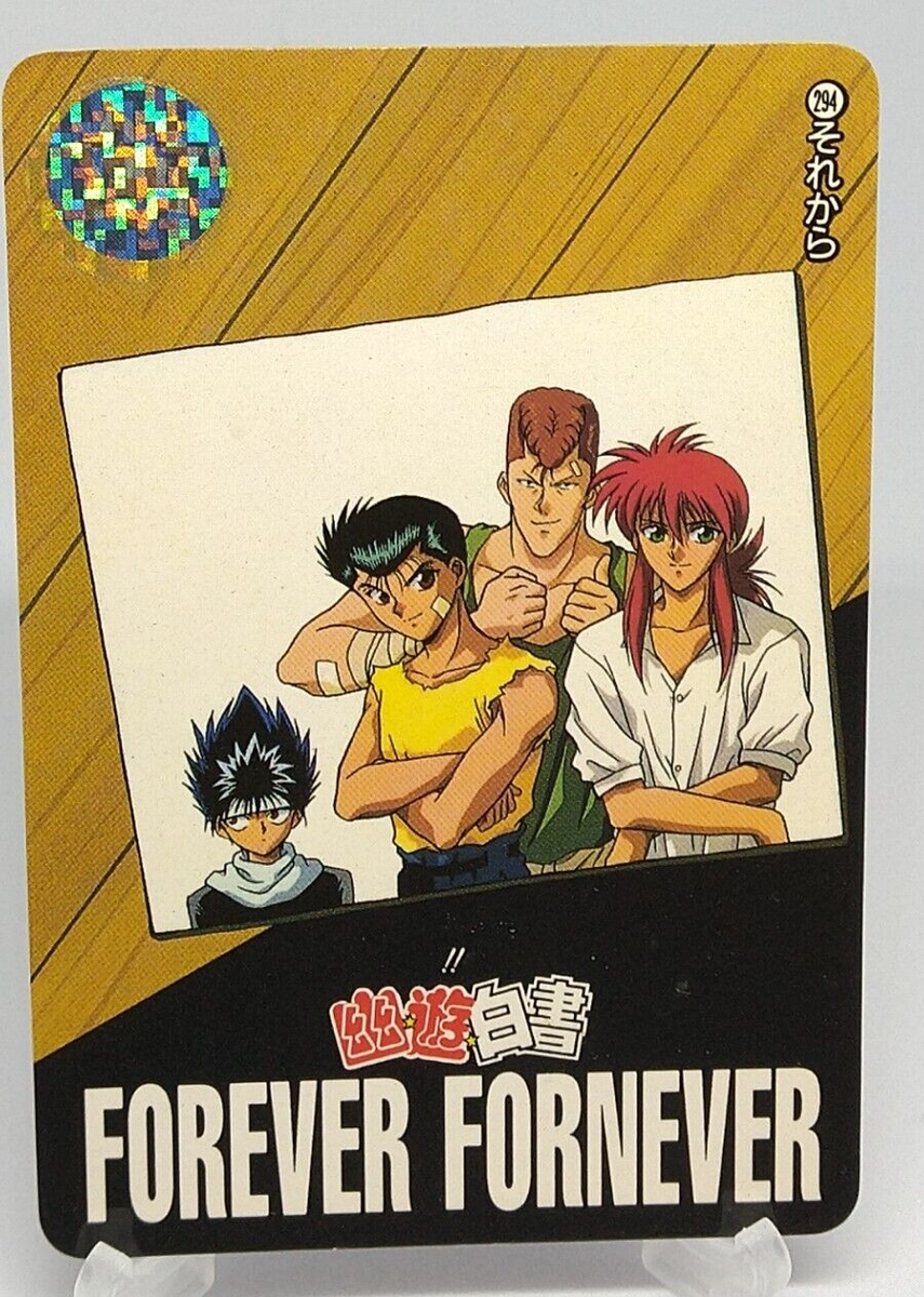 Yusuke Urameshi Yu Yu Hakusho Carddass No.294 Bandai Japanese 1995