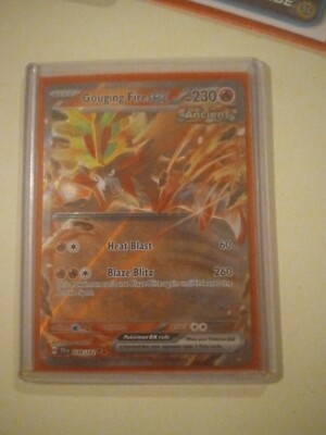 Pokémon TCG Gouging Fire ex Scarlet & Violet-Temporal Forces 038/162 Holo Double
