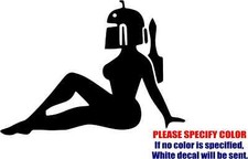 Boba Fett Star Wars Mud Flap Vinyl Decal Sticker Car Truck window Various Sizes