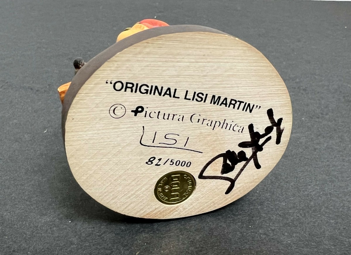 Dolfi Original Lisi Martin Pictura Graphica Girl Pull Dog on Sled