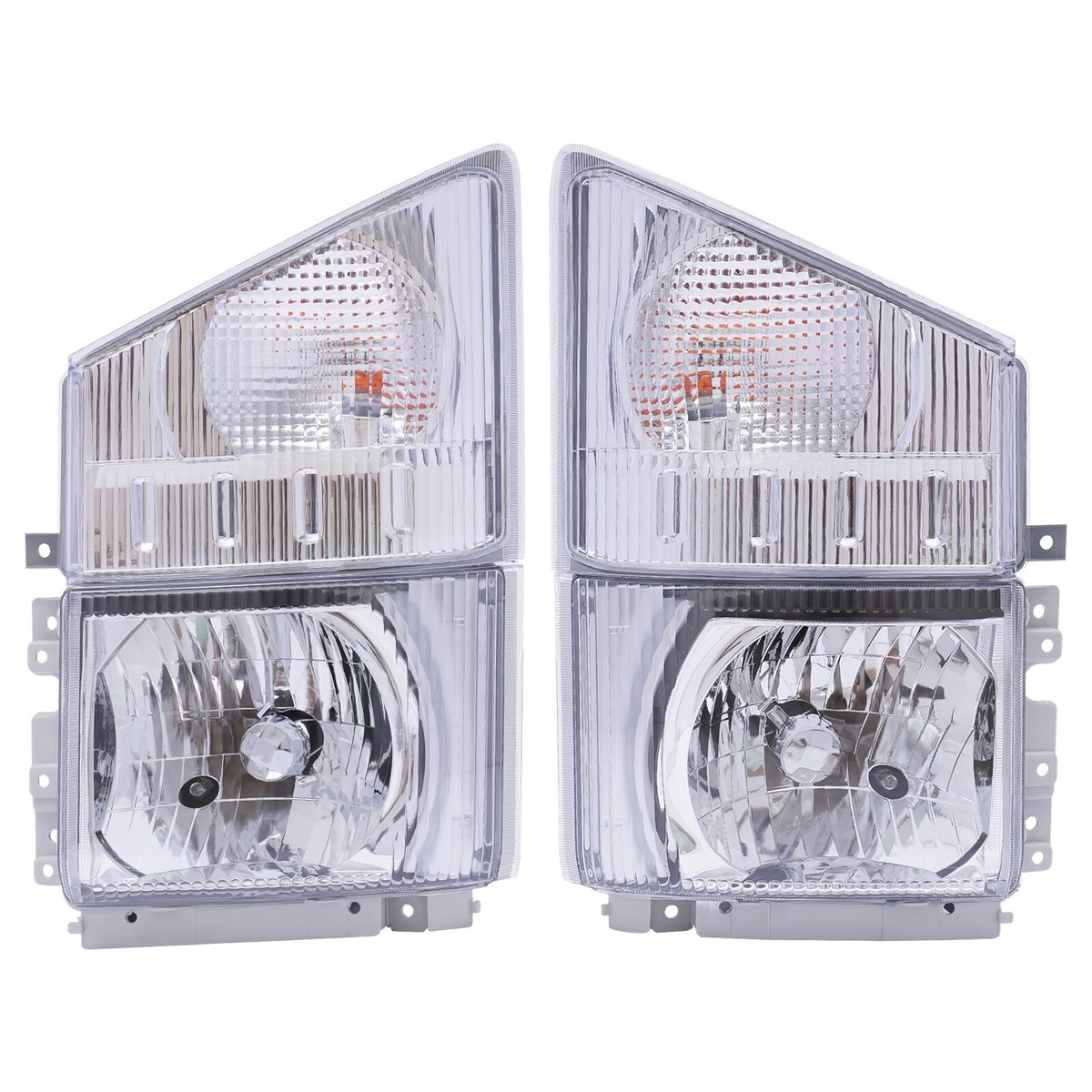 4Pack Left+Right Headlight & Corner Lamp For 2008-2020 ISUZU