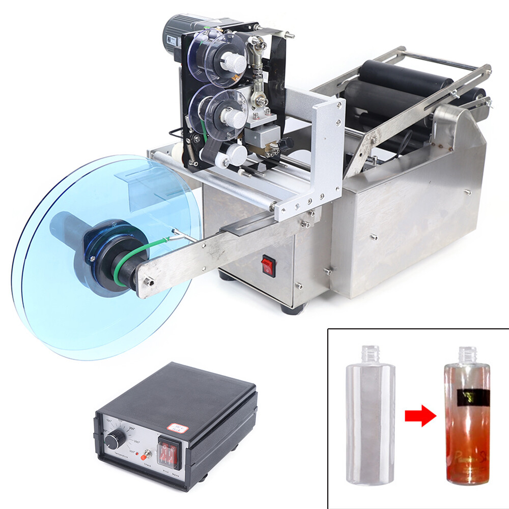 MT-50 DRound Bottle Labeling Machine Semi-automatic Labeller Date