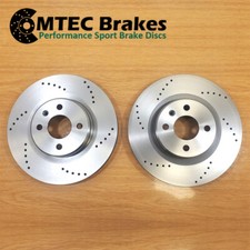 Mercedes SLC180 200 250 300 SLK R172 16- FRONT Bremsscheiben Gebohrt