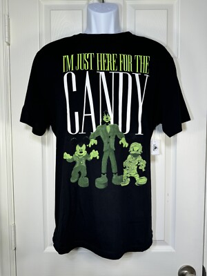 Disney Parks Halloween  I'm Just Here for the Candy  Mickey Goofy Donald NWT 523