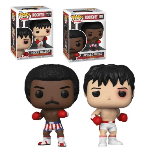 Rocky 45th Anniversary Rocky Balboa & Apollo Creed Funko Pops