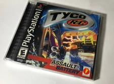 Tyco R/C: Assault With a Battery (PlayStation 1) Black Label Complete CIB PS1
