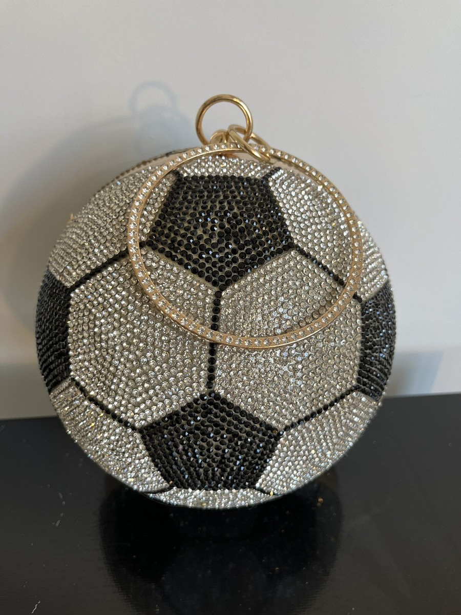 Shiny Soccer Ball Shaped Purse