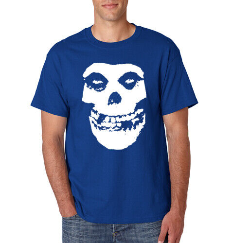 MISFITS Skull Logo T-Shirt Skull Horror Punk Rock Band on S-6XL Cotton Tee