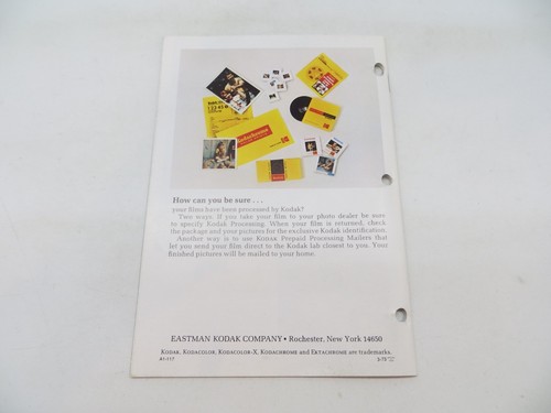 How Your Pictures are Processed at KODAK vintage photography booklet A1-117 - Picture 3 of 3