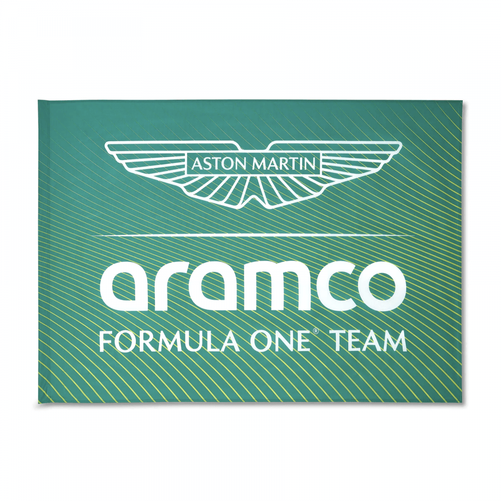 Aston Martin Aramco F1 Team Grandstand Flag 2024 GREEN