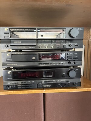 Vintage Sansui Stereo and Speakers (Receiver, CD Player, Cassette and Speakers)