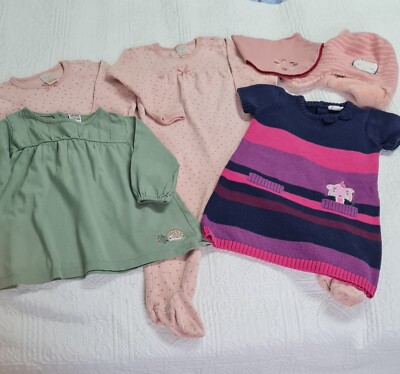 6 Teile Baby Kleidung Mädchen Gr. 86- 92 Topomini, Pusblu, Papagino