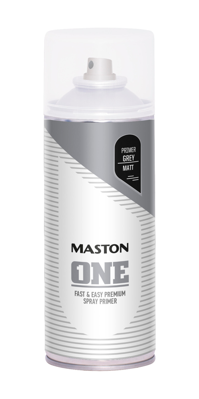 Maston ONE Grey Primer 400ml Spray Paint Can Metal Wood Plastic - Image 3