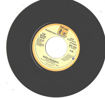 BEACH BOYS--7'-PROMO 45---(SUSIE CINCINNATI)--NEAR MINT
