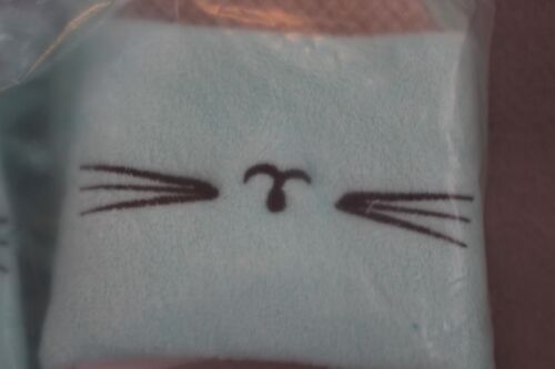 Meowy Mop Slippers from Cat Lady Box Aqua NEW NWT - Picture 15 of 19