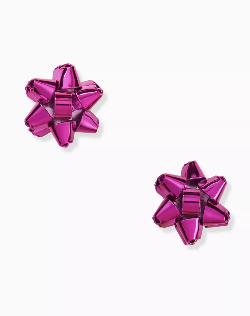 NWT Kate Spade Bourgeois Bow Studs O0RU2990 Pink 650 eBay