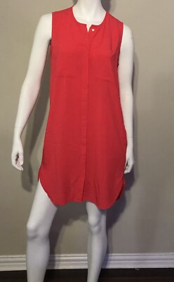 Gap Designed & Crafted Button Down Sleeveless Shirt Dress Size S