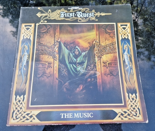 ULTRA RARE 1985 ADVANCED DUNGEONS & DRAGONS FIRST QUEST THE MUSIC 2 VINYL LP SET