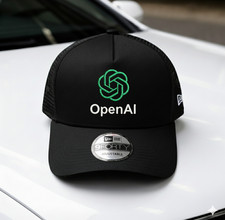 OpenAI AI Tech Embroidered Trucker Hat Snapback Cap