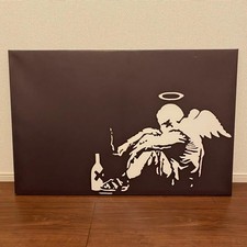 BANKSY Fallen Angel Wrap Canvas Poster