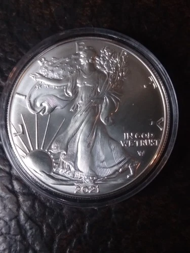 2021 Uncirculated American Silver Eagle 1 ounce U S mint type  2