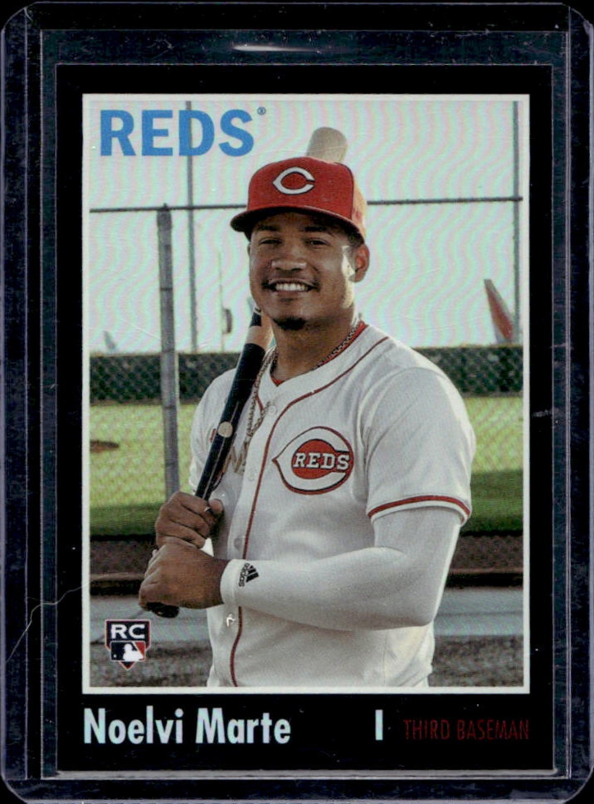 2024 Topps Archives Noelvi Marte RC Black Foilboard Rookie #158 Reds