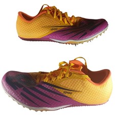 New Balance SD100 V4 Track Spikes Yellow Purple Orange Racing Shoes 9
