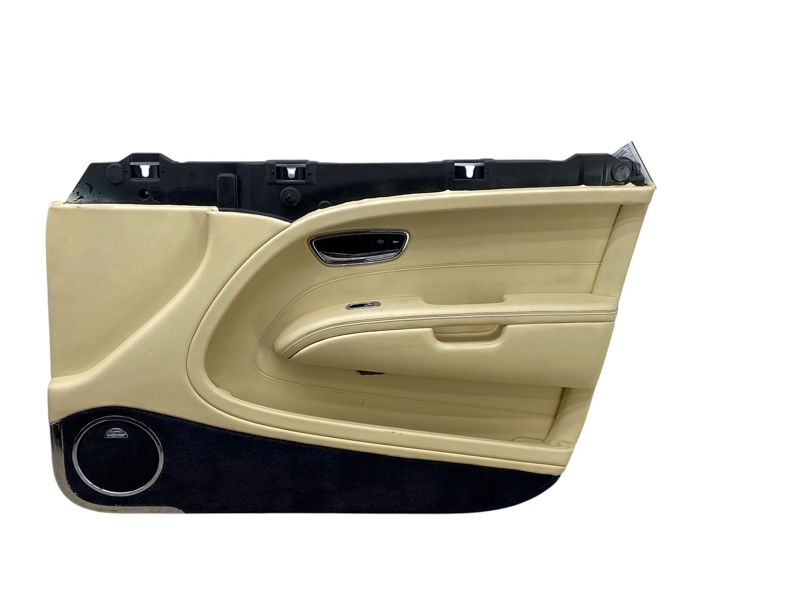 2010-2020 BENTLEY MULSANNE OEM FRONT RIGHT INNER DOOR TRIM PANEL W/ UPPER TRIM