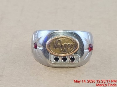 Vintage Kroger Award Ring  Size 10.5