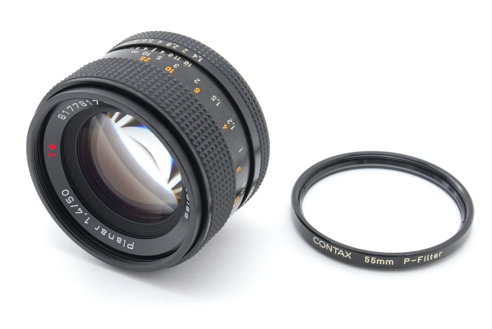 [Near MINT] CONTAX Carl Zeiss Planar 50mm F1.4 T* MMJ C/Y Mount Lens JAPAN - Image 2 of 4