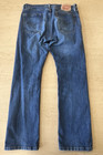 Levi's 501 Original Straight Fit Jeans Men 32x29 Blue Logo Medium Wash Zip — photo 3