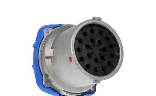 17-68191 Meltric Plugs & Receptacles, DN20c Series Inlet, 20A, 480V, 19-P+G,