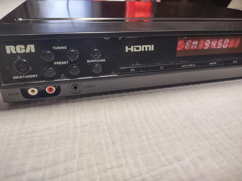 RCA Home Theater Audio Video Receiver Model RT2911 - TESTED WORKING -  No Remote - Image 2 of 4