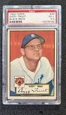 1952 Topps - #39 Dizzy Trout (Black) - PSA 5.5