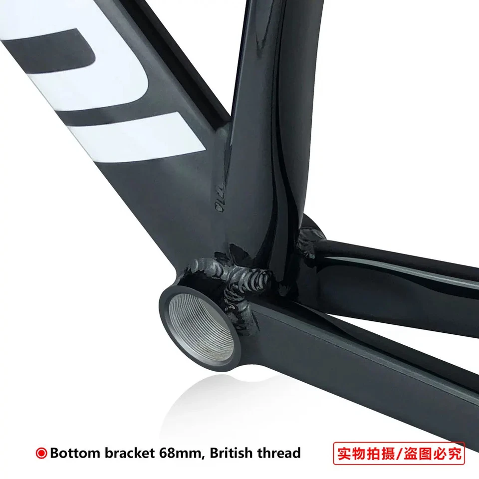 Racing Fixed Gear Bike Frame Fork Bicycle Bicycle Frameset Single Speed Headset - Image 4 of 4