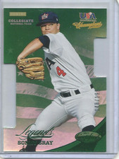 Sonny Gray 2013 panini Certified USA Champions Mirror Emerald Die-Cut #048/199