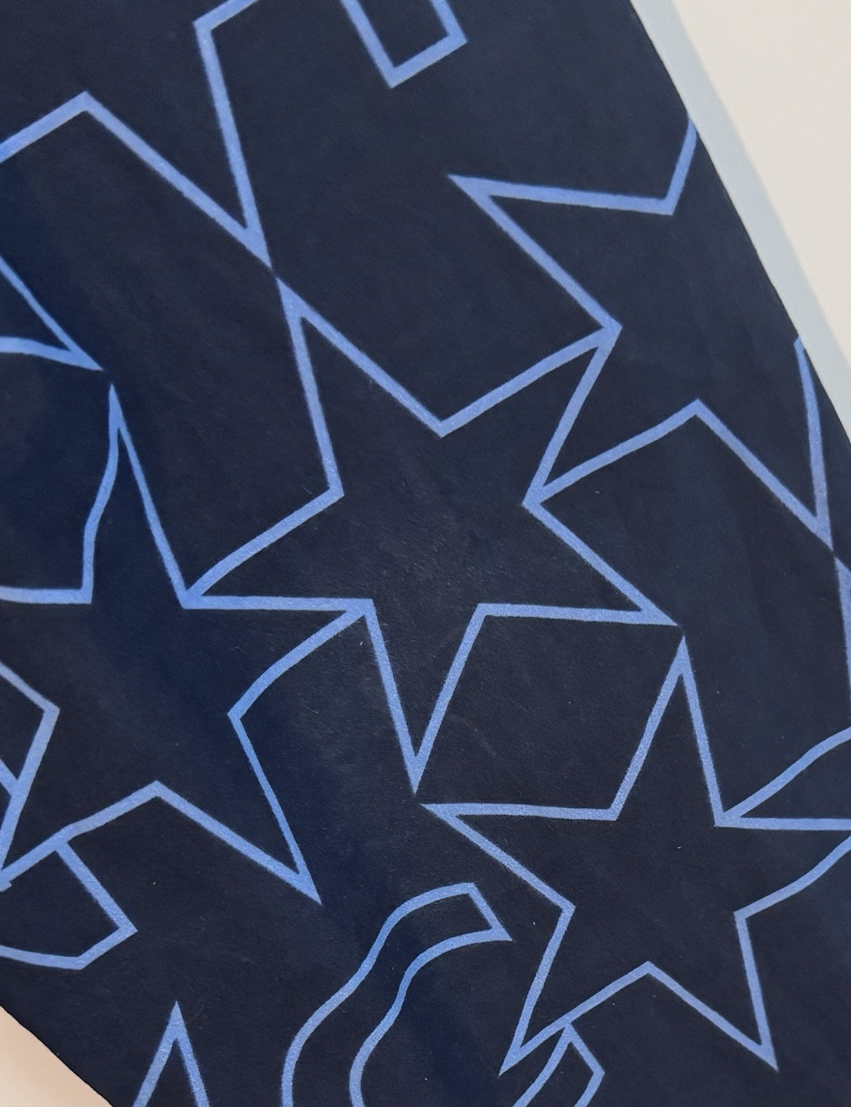 Givenchy Star Patterned Blue Longsleeve Button Do… - image 10