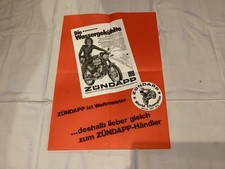 Zündapp Poster KS 50 die Wassergekühlte original 1976 59x42cm selten top !