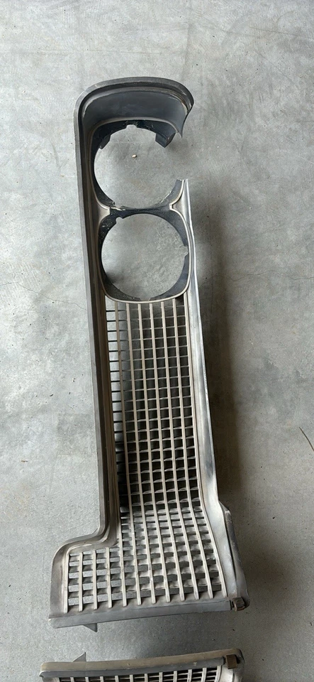 Oem 1969 Pontiac Custom S Lemans Front  Bumper Grills - Image 4 of 4