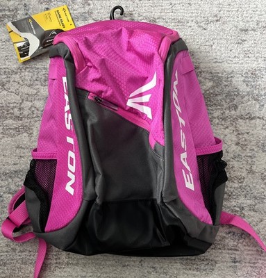Easton Youth Girls Pink Game Ready 16'' Backpack Bag Softball/Baseball