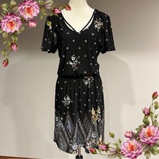 Maurice's Floral short sleeve mini Dress size medium