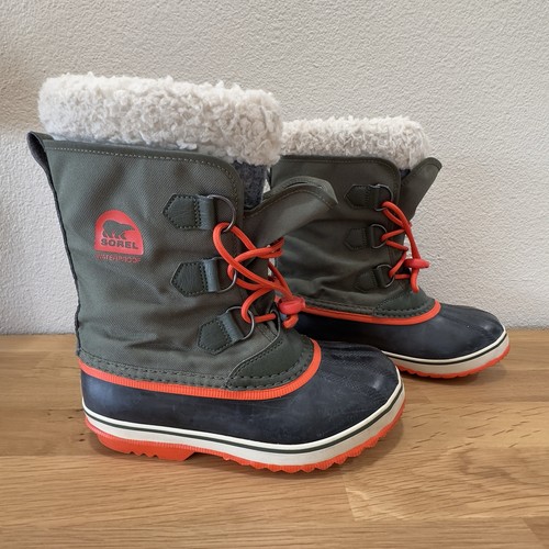 Sorel Yoot Pac Waterproof Winter Snow Boots Youth Kids 35 Size 4 NY1879 347 Boys - Picture 2 of 14